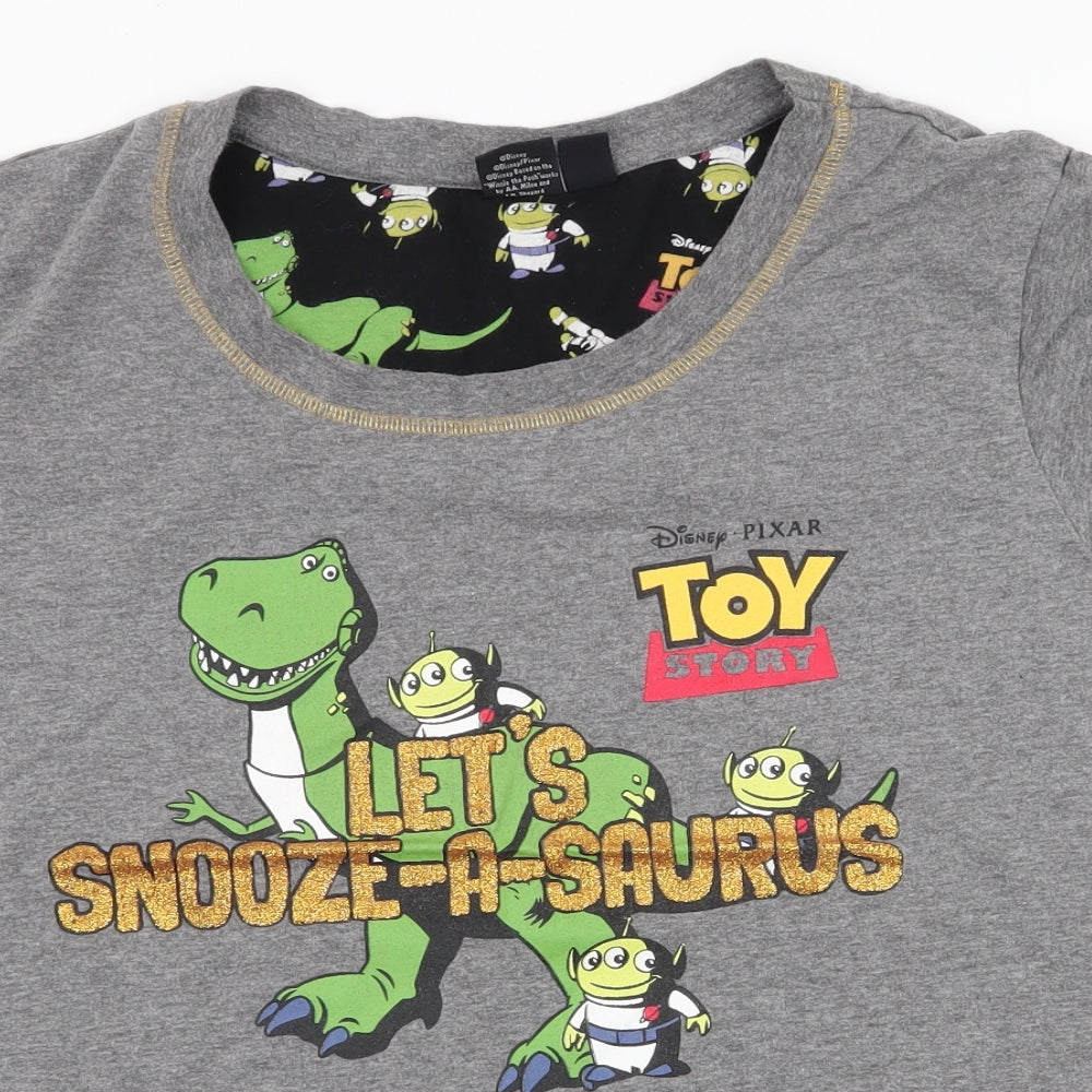 Primark Womens Grey  Cotton  Pyjama Top Size XL   - disney , toy story