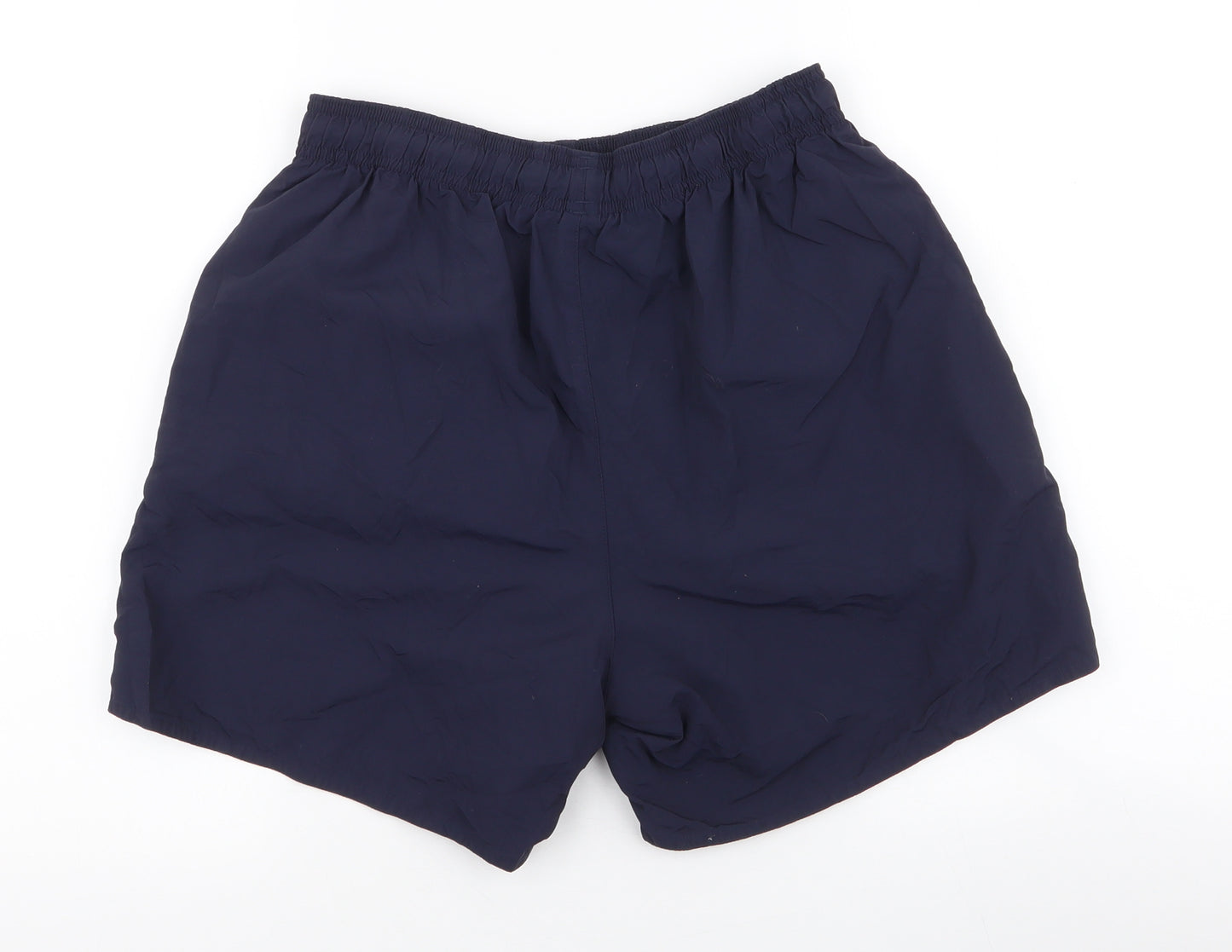 adidas Mens Blue  Polyester Sweat Shorts Size M  Regular Drawstring - swim shorts