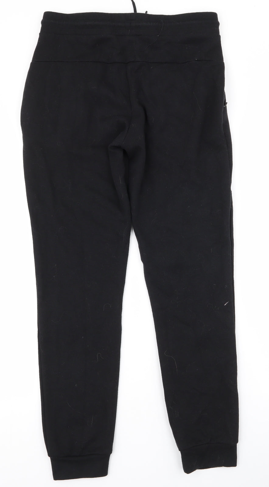 Dunnes Stores Mens Black  Polyester Jogger Trousers Size M L28 in Regular Drawstring