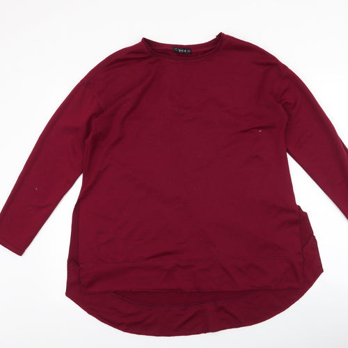 SheIn Womens Red  Polyester Pullover Sweatshirt Size M  Pullover