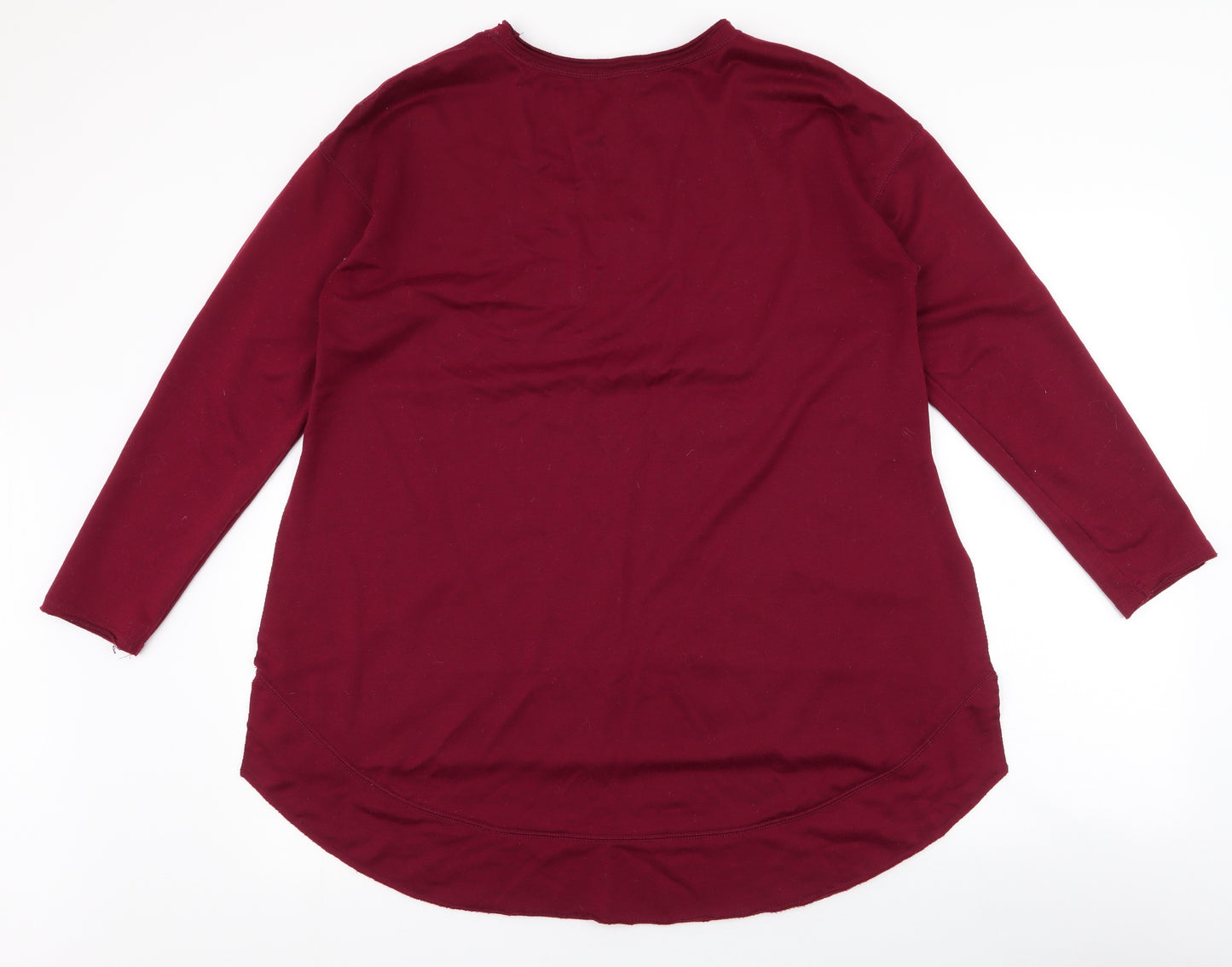 SheIn Womens Red  Polyester Pullover Sweatshirt Size M  Pullover