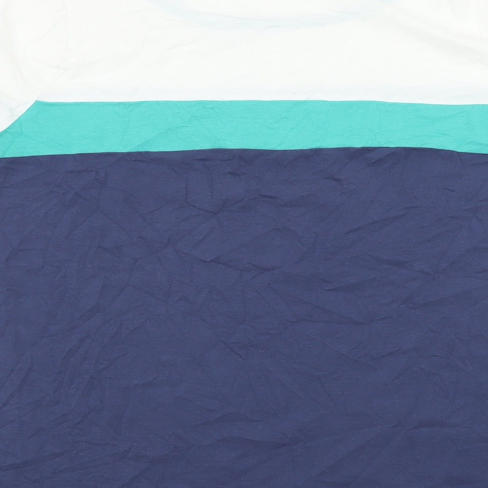 George Womens Blue  100% Cotton Jersey T-Shirt Size 22 Round Neck