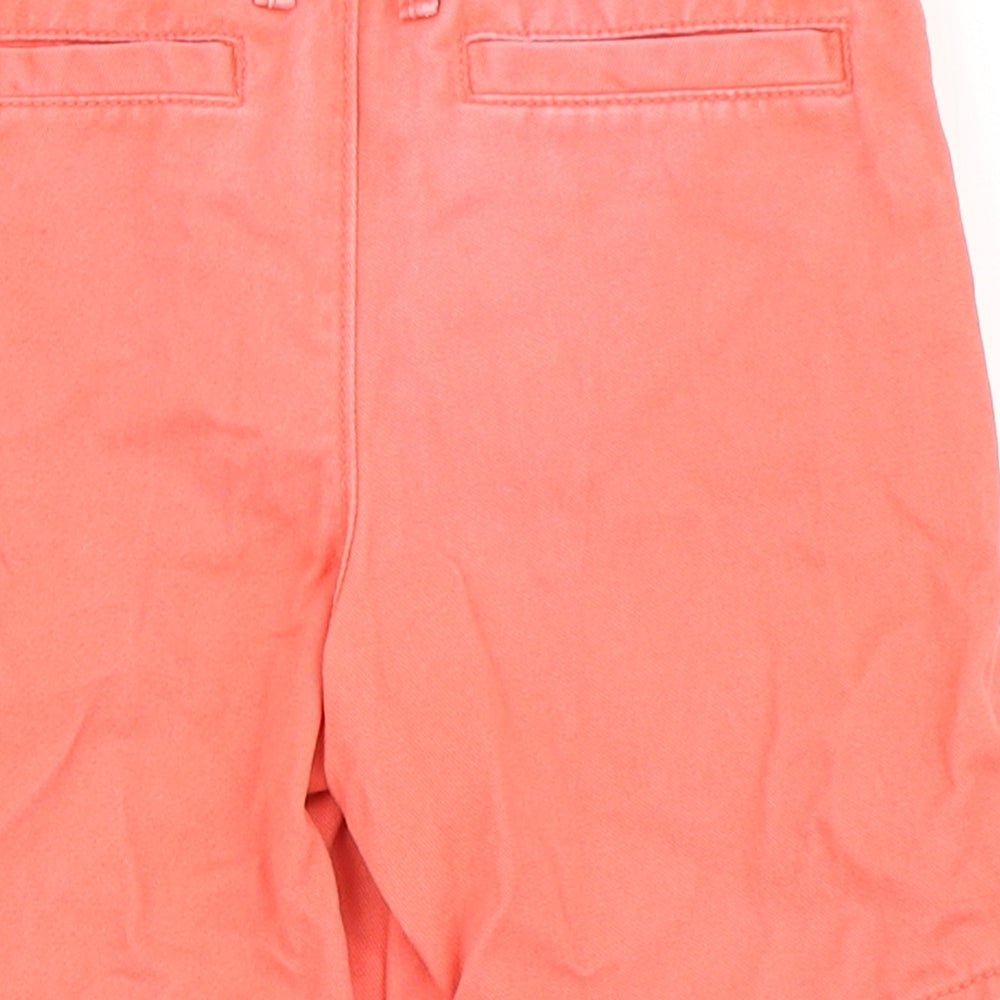 Gap Boys Orange  100% Cotton Chino Shorts Size 4 Years  Regular Zip