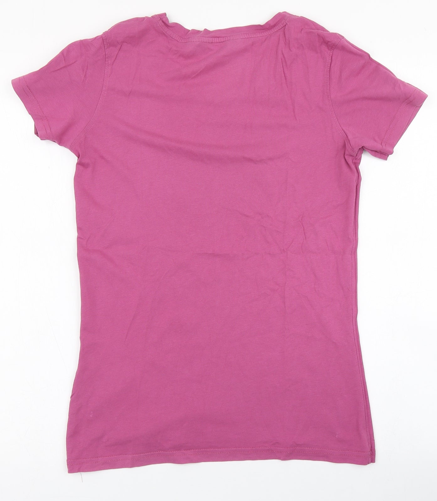 Regatta Womens Pink  100% Cotton Basic T-Shirt Size 10 Round Neck - Forever Free
