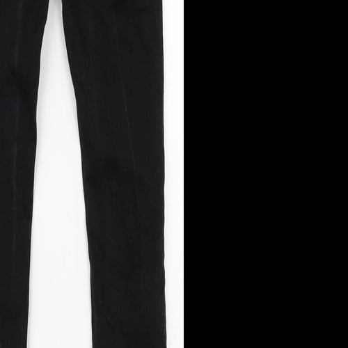 Denim Co Womens Black  Cotton Skinny Jeans Size 8 L29.5 in Regular Button
