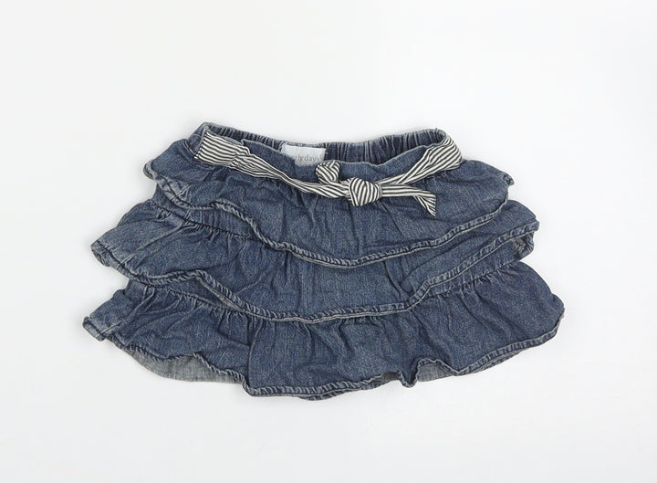 Earlydays Girls Black  Cotton Skirt Outfit/Set Size 0-3 Months  Pullover