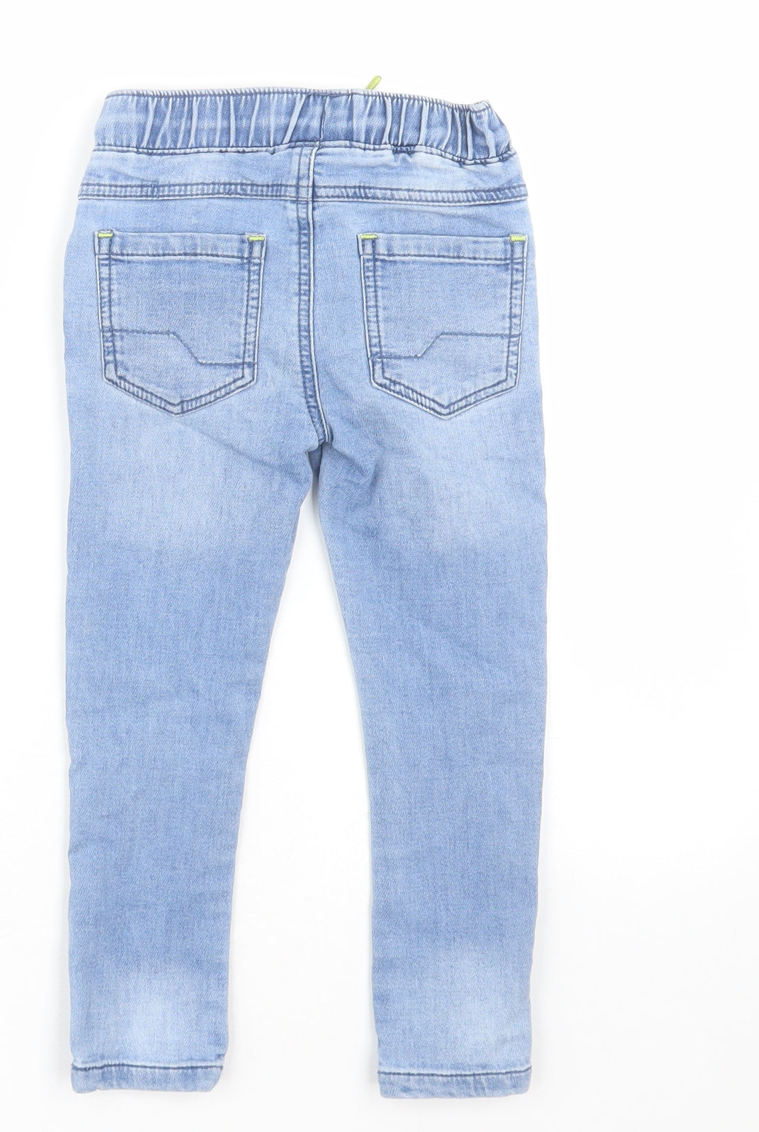 NEXT Boys Blue  Cotton Skinny Jeans Size 2-3 Years  Regular Tie