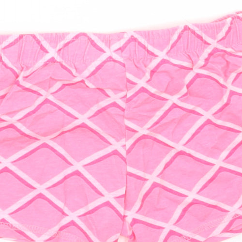 Debenhams Girls Pink Argyle/Diamond Cotton Cami Sleep Shorts Size 18-24 Months  Pullover