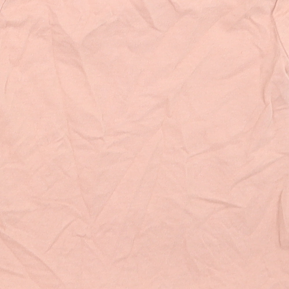 George Girls Pink  Cotton Basic T-Shirt Size 9-12 Months Crew Neck Pullover - i am loved by everyone
