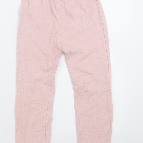 NEXT Girls Pink Polka Dot Cotton Cami Pyjama Pants Size 5-6 Years  Pullover