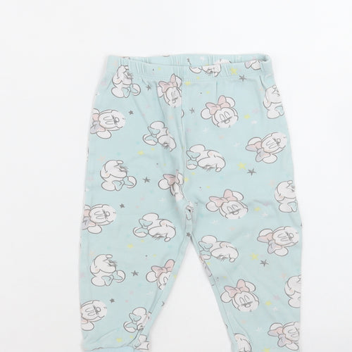 George Girls Green Geometric Cotton Cami Pyjama Pants Size 18-24 Months  Pullover - Minnie Mouse