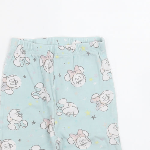 George Girls Green Geometric Cotton Cami Pyjama Pants Size 18-24 Months  Pullover - Minnie Mouse