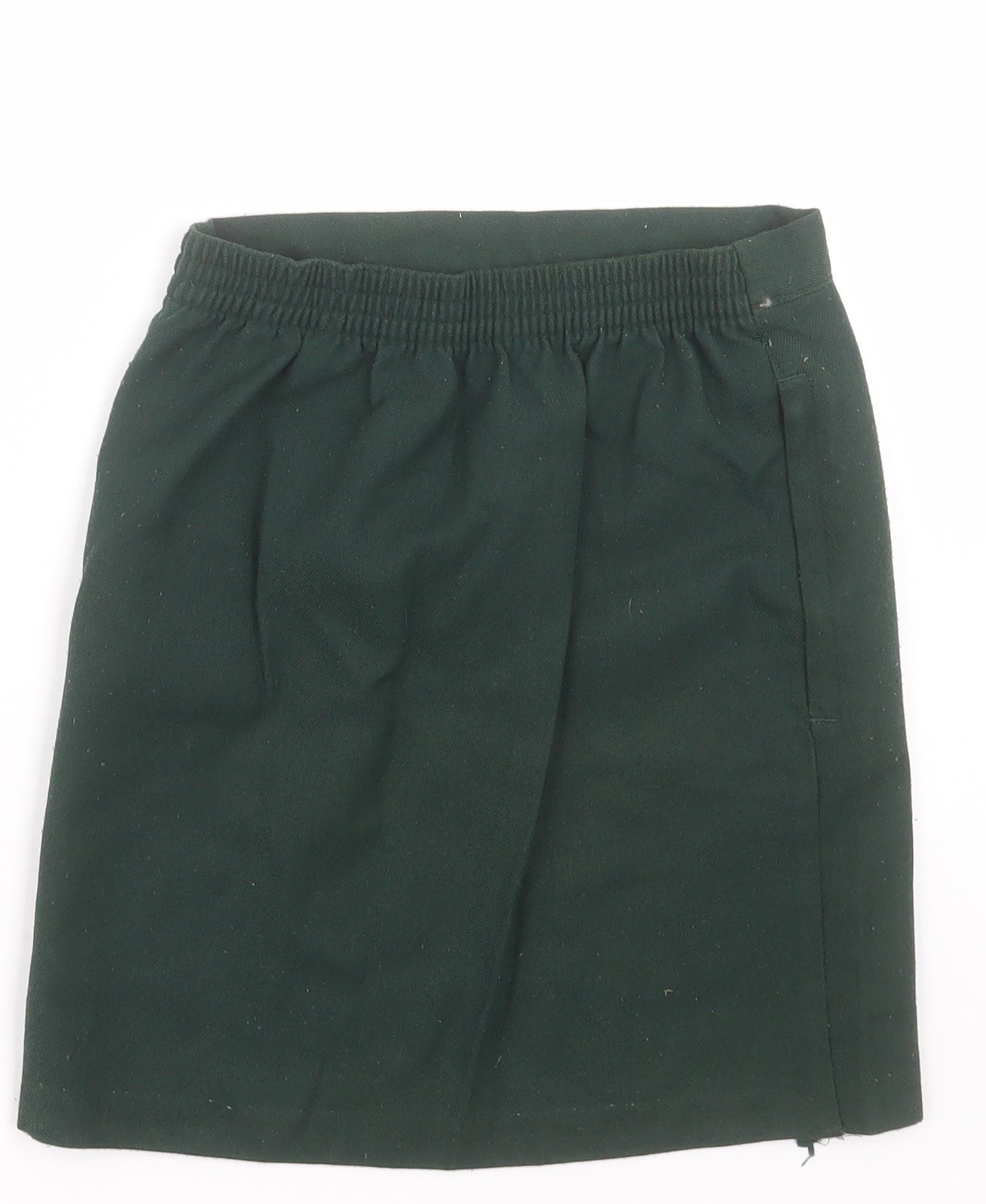 Banner Girls Green  Polyester A-Line Skirt Size 7-8 Years  Regular