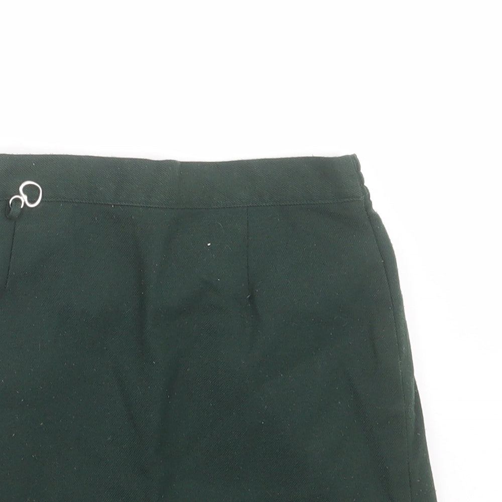 Banner Girls Green  Polyester A-Line Skirt Size 7-8 Years  Regular