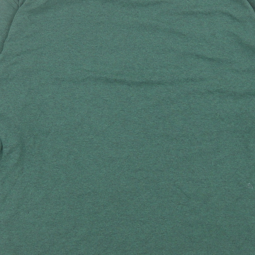 LC Walkiki Mens Green  Polyester  T-Shirt Size 2XL Crew Neck