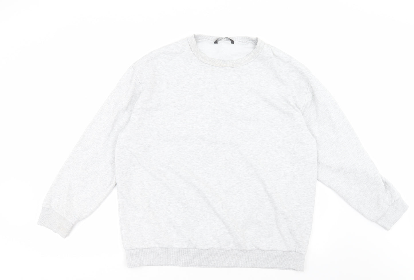 George Womens Grey  Cotton Pullover Sweatshirt Size L  Pullover