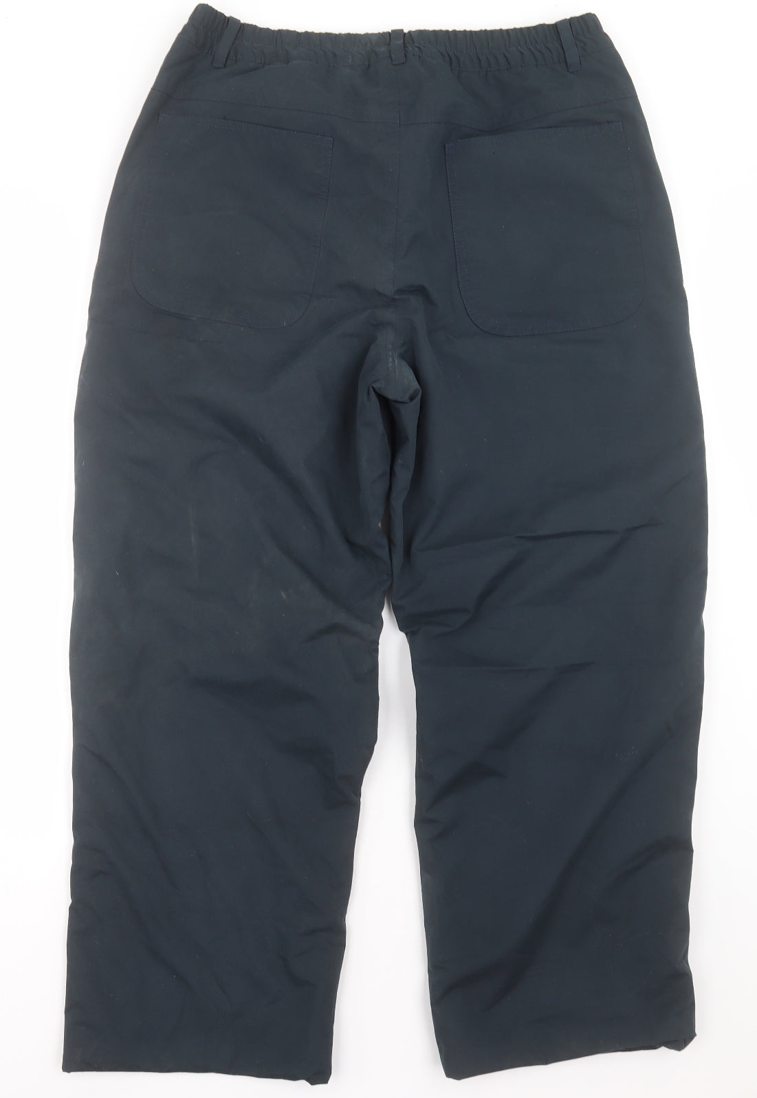 Cotton Traders Mens Black  Polyester Trousers  Size M L30 in Regular Button