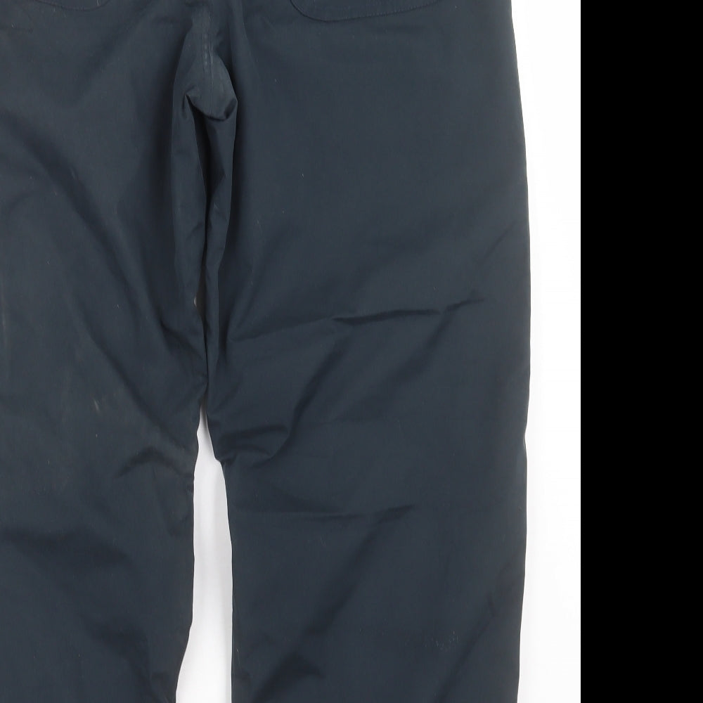 Cotton Traders Mens Black  Polyester Trousers  Size M L30 in Regular Button