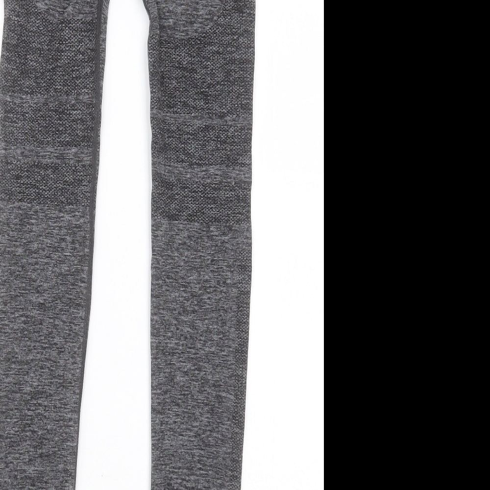 boux sport Womens Grey  Polyester Capri Leggings Size XS L28 in Regular Pullover
