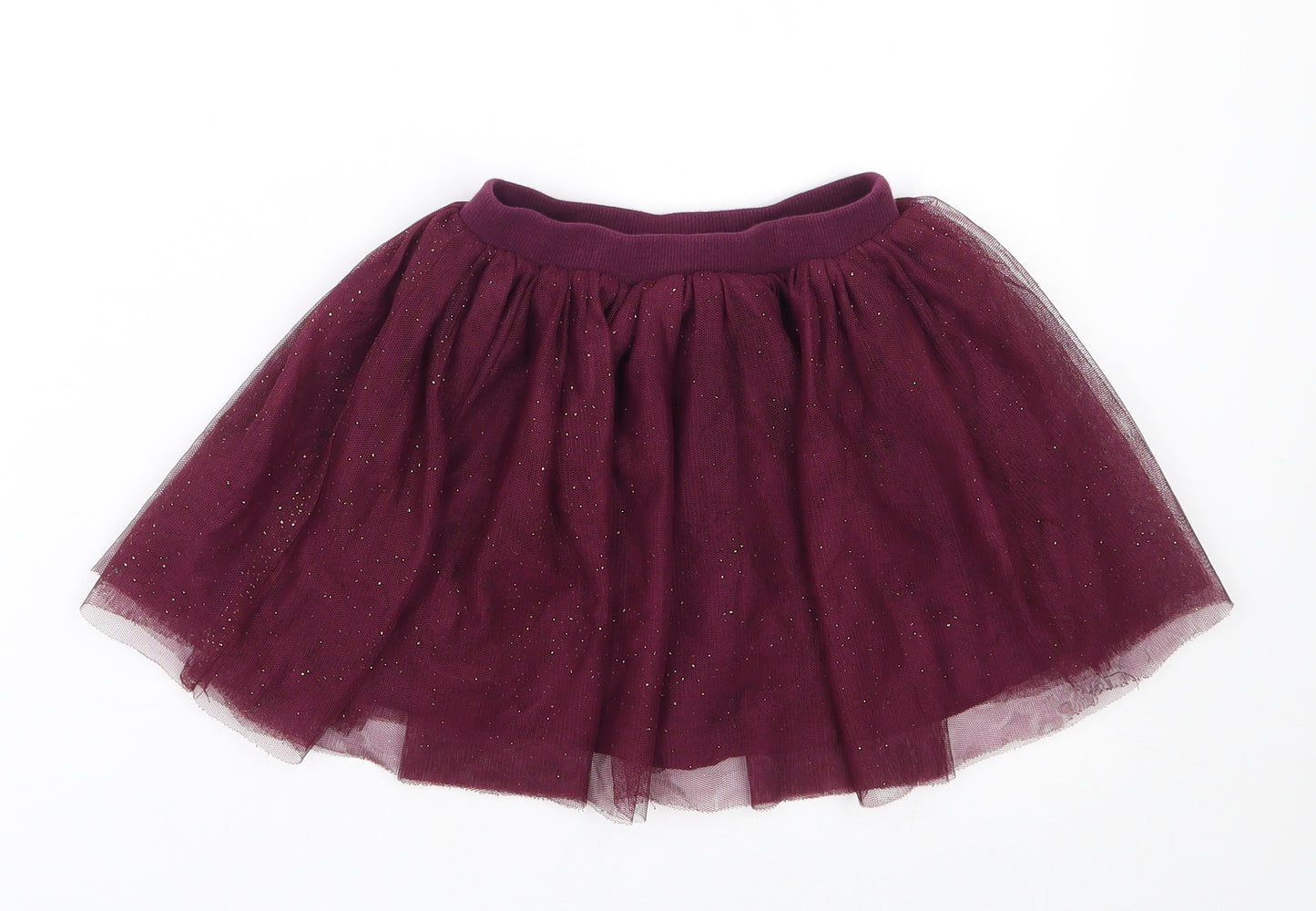 Dunnes Stores Girls Purple  100% Polyester Tutu Set Size 5 Years  Regular Pull On