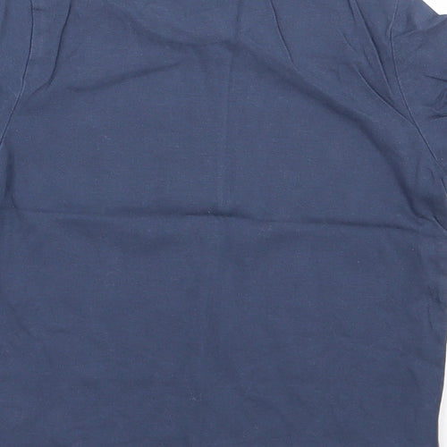 Mothercare Boys Blue  Cotton Jersey T-Shirt Size 3-4 Years Round Neck Pullover