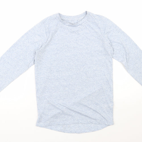 NEXT Girls Blue  Polyester Pullover T-Shirt Size 9 Years Round Neck Pullover