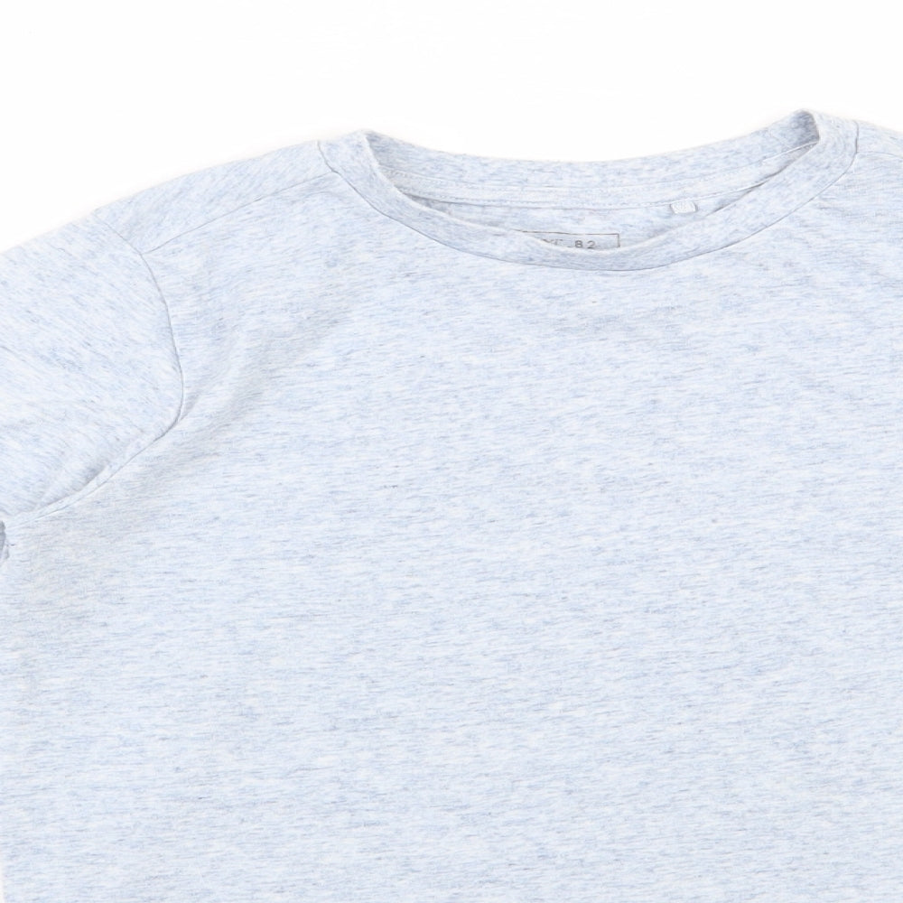 NEXT Girls Blue  Polyester Pullover T-Shirt Size 9 Years Round Neck Pullover