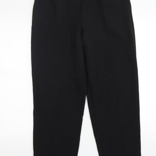 Classics  Womens Black  Polyester Trousers  Size 14 L29 in Regular