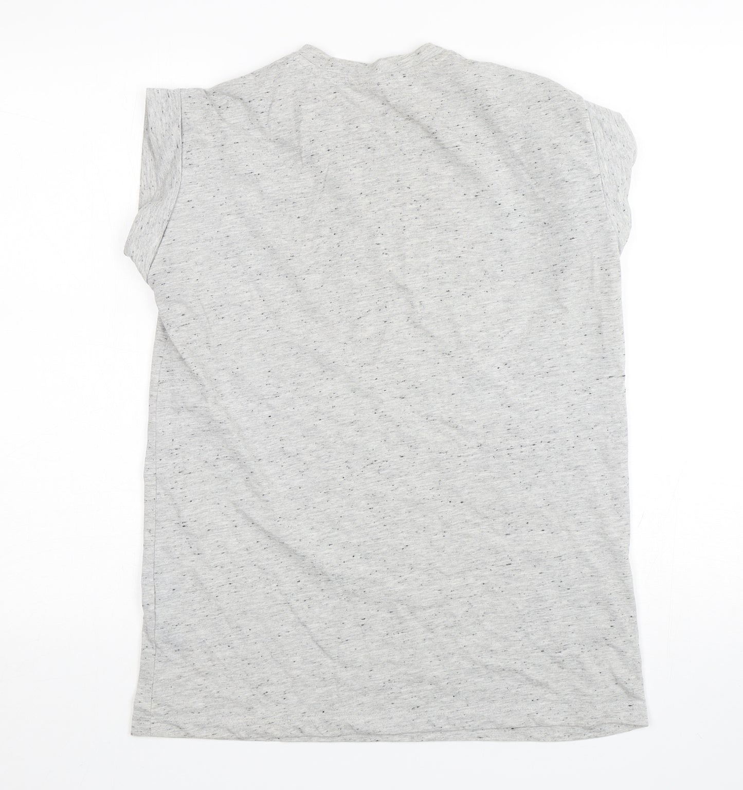 Atmosphere Womens Grey  Polyester Basic T-Shirt Size 12 Round Neck