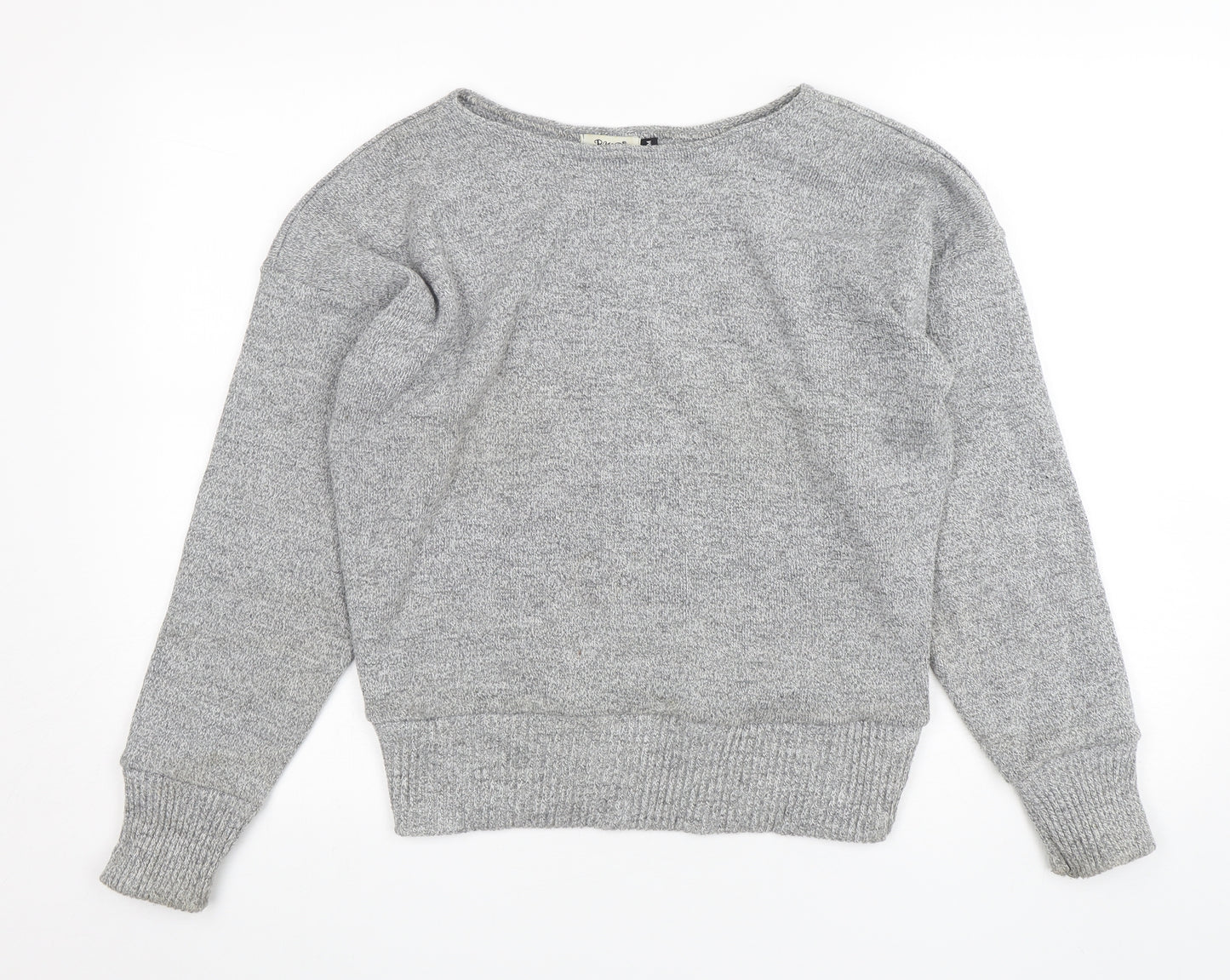 RMB Womens Grey  Acrylic Pullover Sweatshirt Size S  Pullover