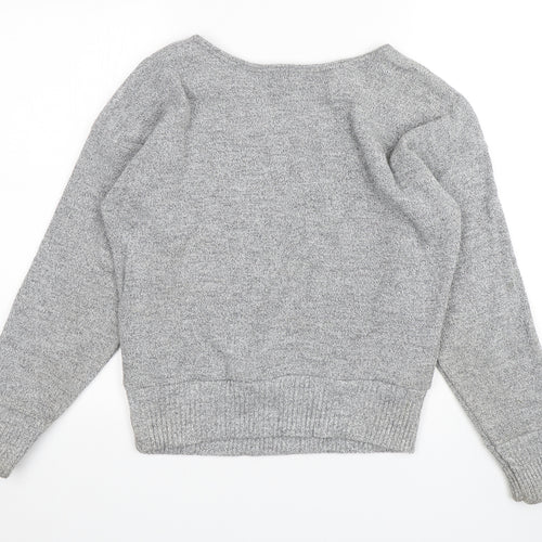 RMB Womens Grey  Acrylic Pullover Sweatshirt Size S  Pullover
