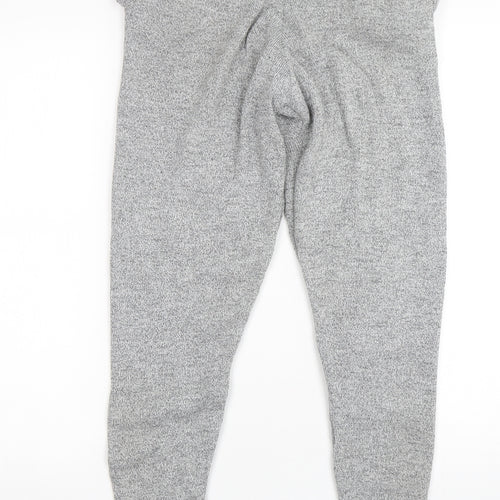 Preworn  Womens Grey  Acrylic Sweatpants Trousers Size S L30 in Regular Drawstring