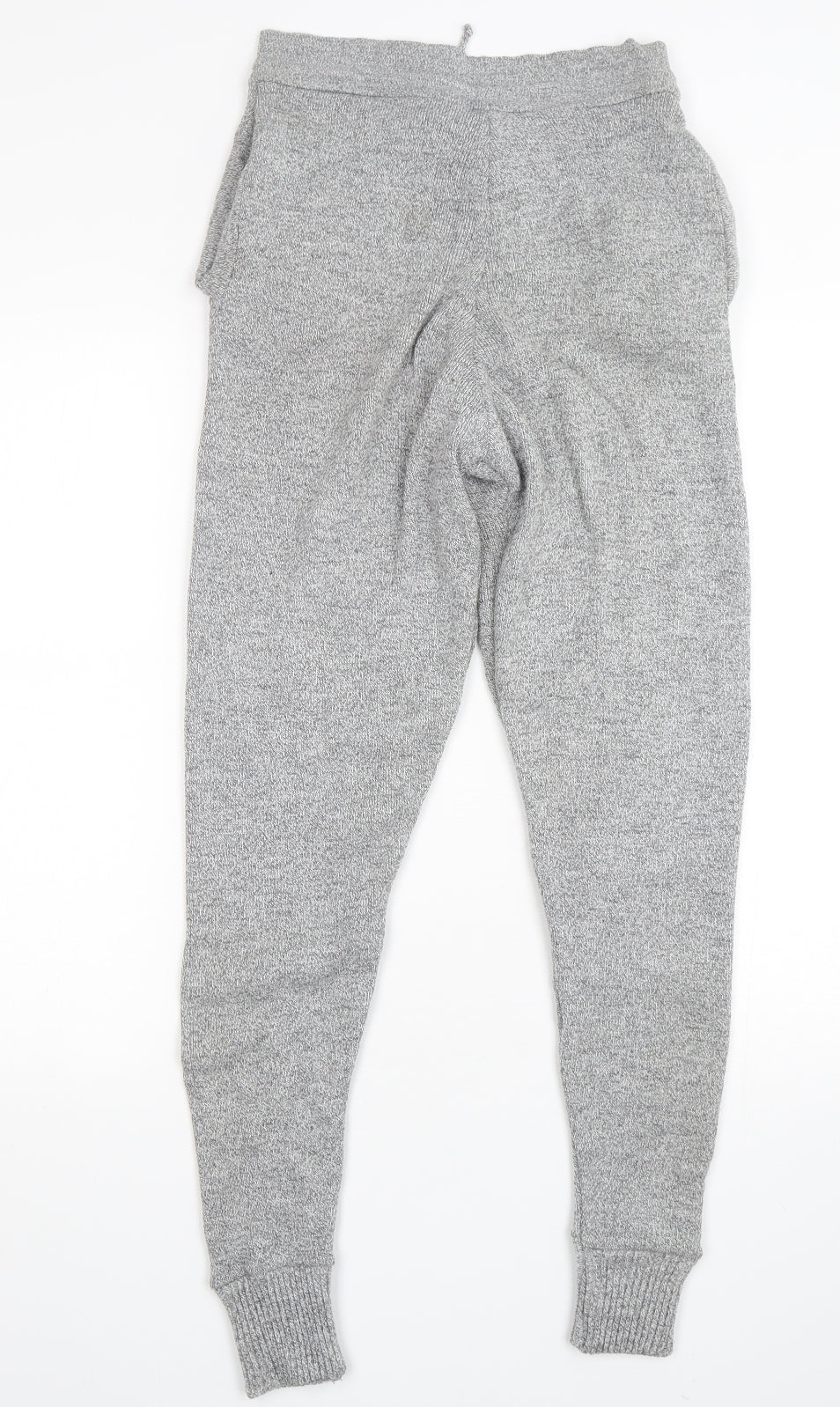 Preworn  Womens Grey  Acrylic Sweatpants Trousers Size S L30 in Regular Drawstring