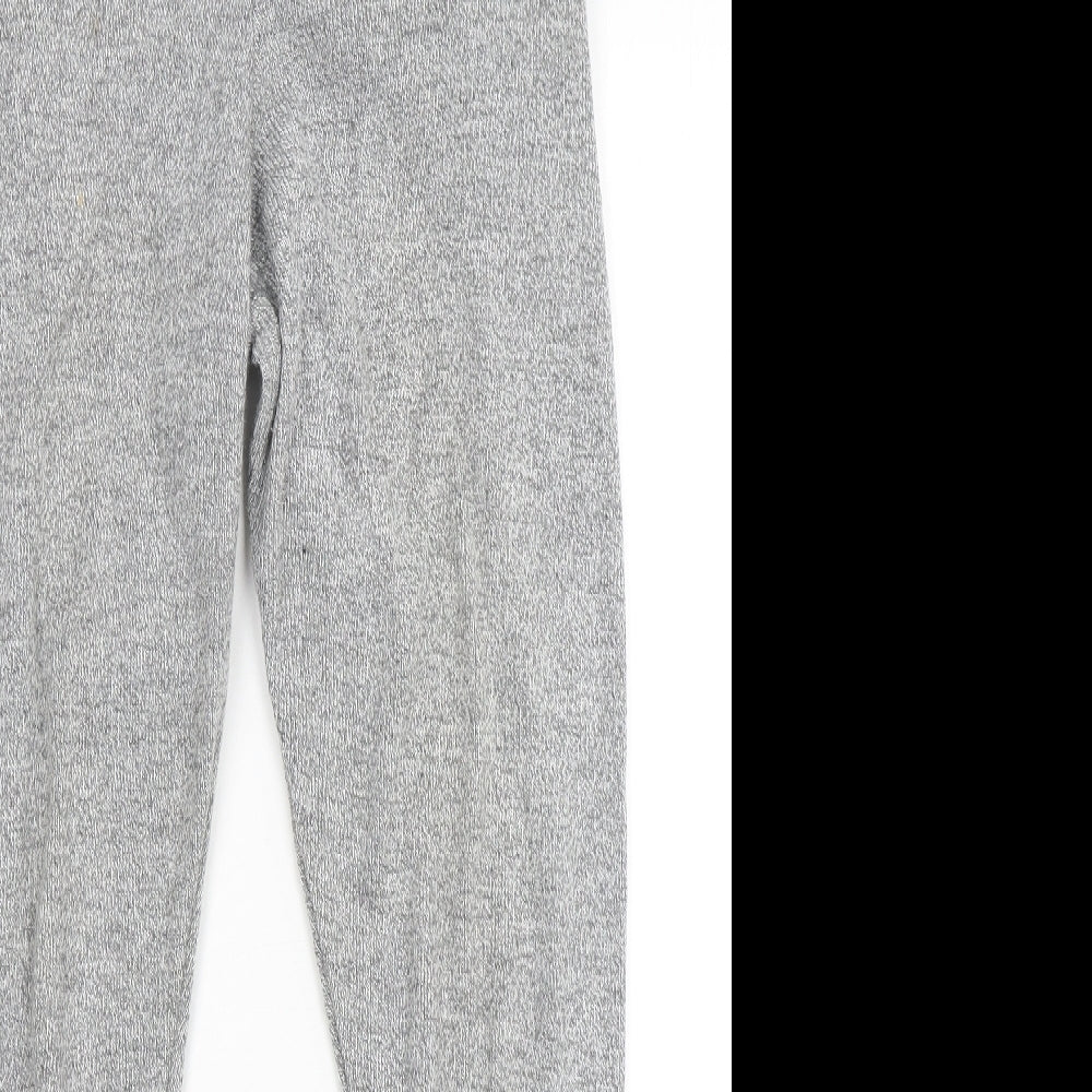 Preworn  Womens Grey  Acrylic Sweatpants Trousers Size S L30 in Regular Drawstring