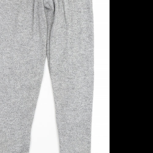 Preworn  Womens Grey  Acrylic Sweatpants Trousers Size S L30 in Regular Drawstring