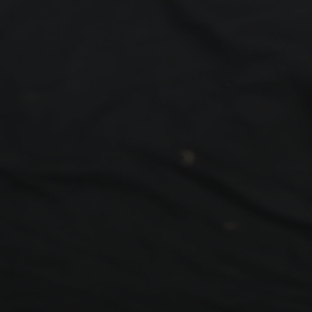 Preworn  Womens Black V-Neck  Acrylic Cape Jumper One Size