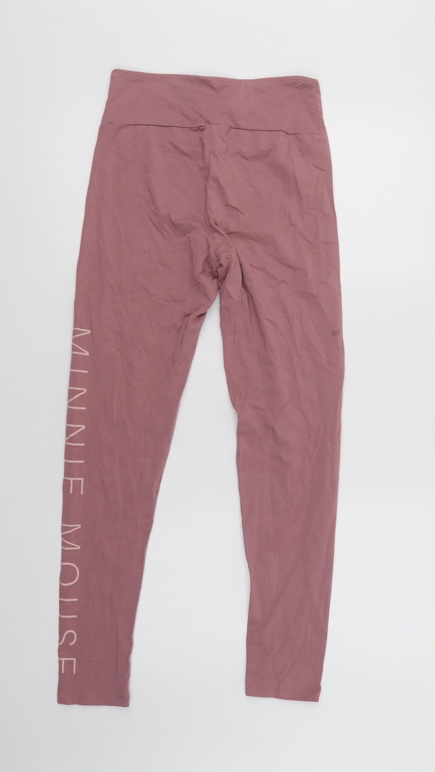 Primark Womens Pink  Cotton Jegging Leggings Size S L28 in