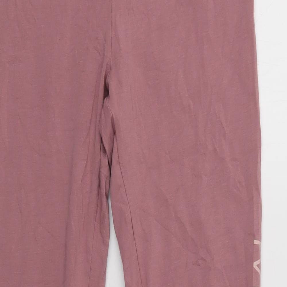 Primark Womens Pink  Cotton Jegging Leggings Size S L28 in