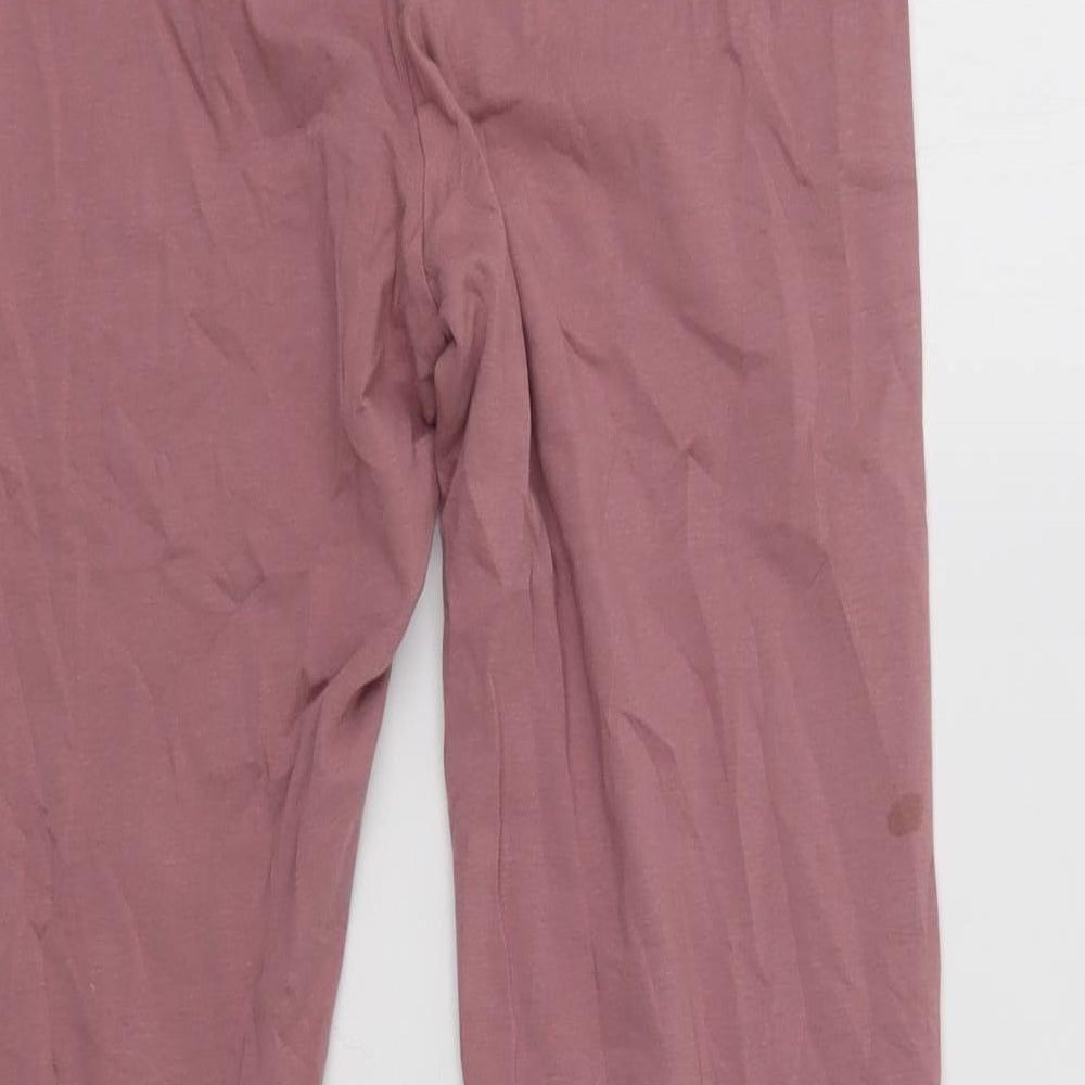 Primark Womens Pink  Cotton Jegging Leggings Size S L28 in
