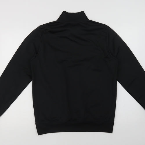 Umbro Mens Black  Polyester Henley Sweatshirt Size M   - Knockbread A.F.C