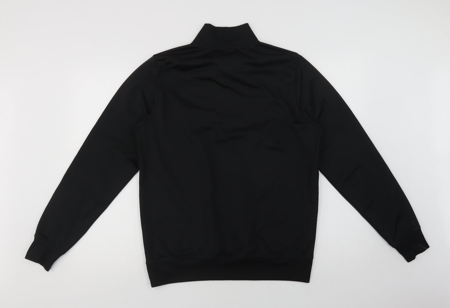 Umbro Mens Black  Polyester Henley Sweatshirt Size M   - Knockbread A.F.C