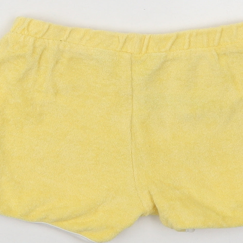 Primark Baby Yellow  Cotton Cropped Trousers Size 6-9 Months