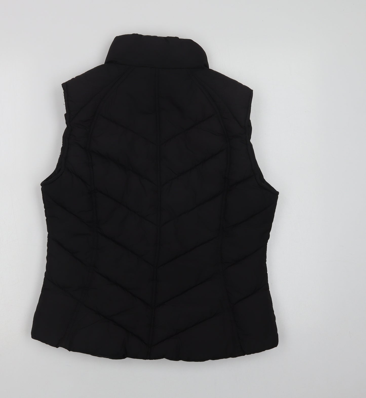George Womens Black   Gilet Waistcoat Size 10  Zip