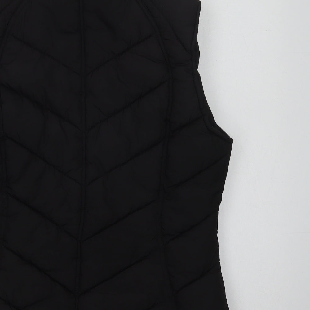 George Womens Black   Gilet Waistcoat Size 10  Zip