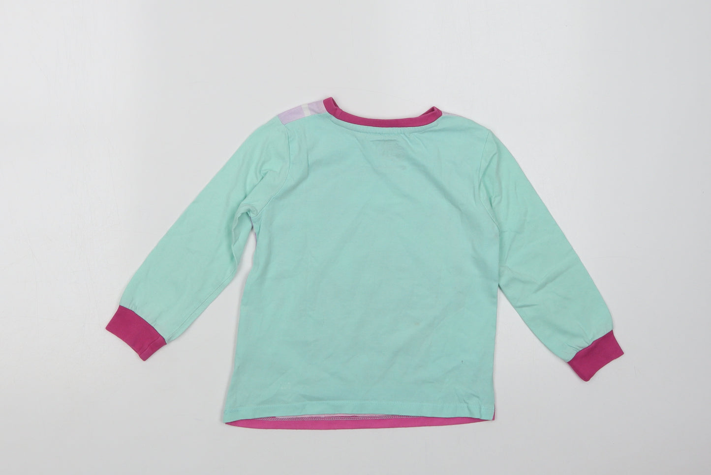 Character.Com Girls Green  Polyester Basic T-Shirt Size 6 Years Crew Neck  - My Little Pony