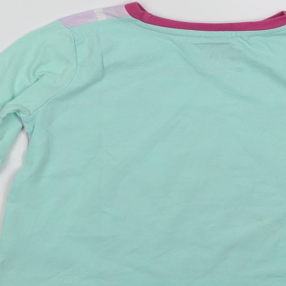 Character.Com Girls Green  Polyester Basic T-Shirt Size 6 Years Crew Neck  - My Little Pony