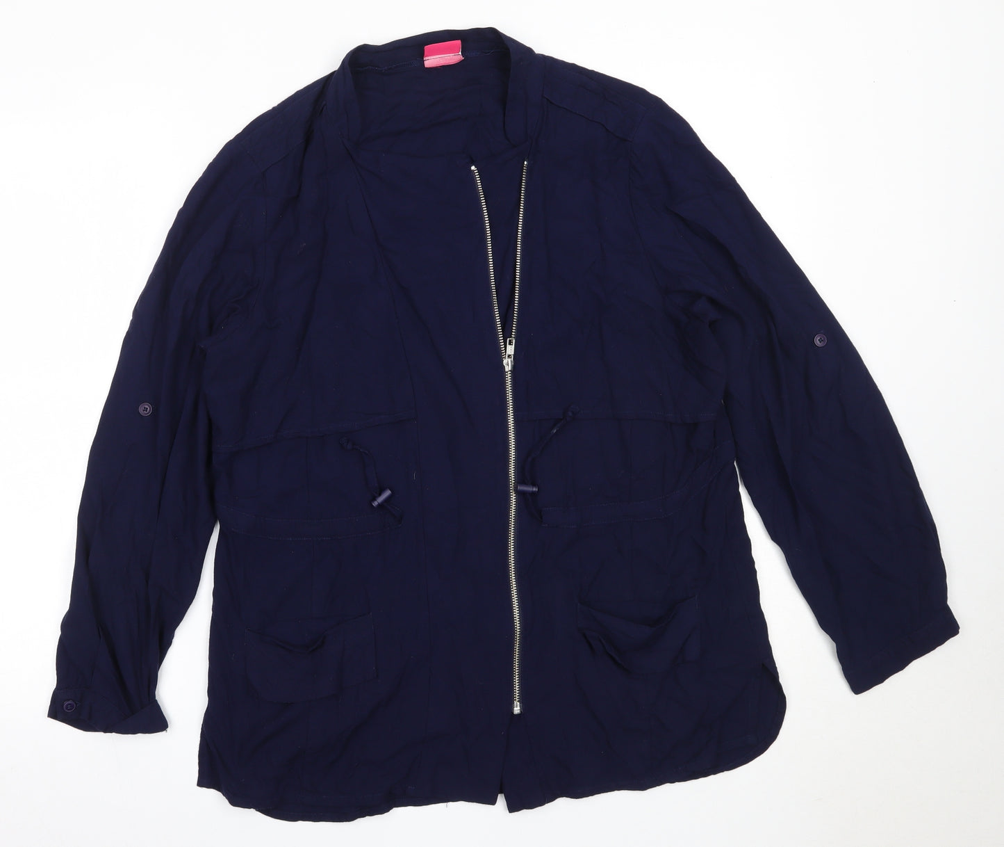 Together Womens Blue   Jacket  Size 12  Zip