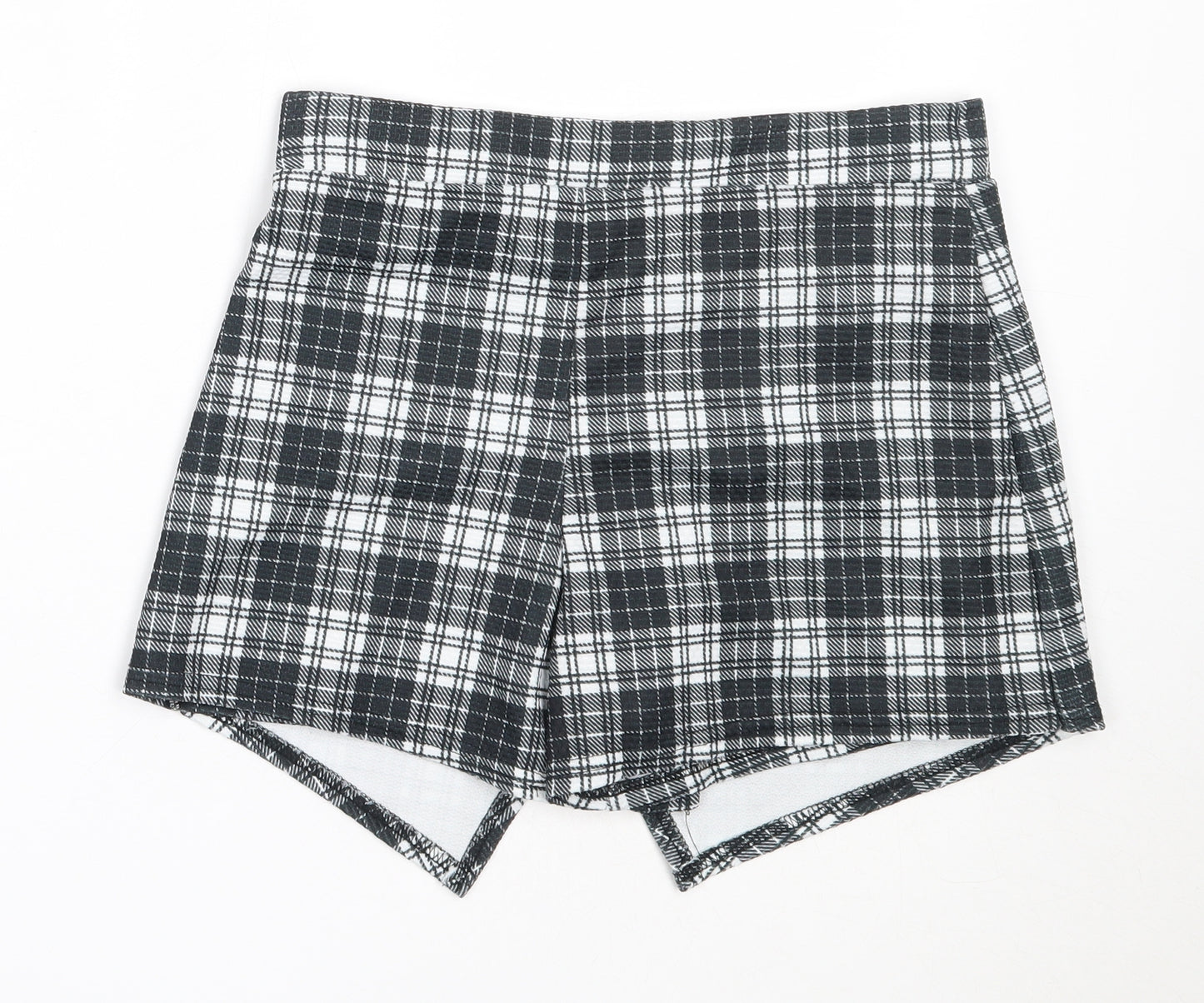 Tammy Girls Black Check Polyester Mini Skort Size 12-13 Years  Regular