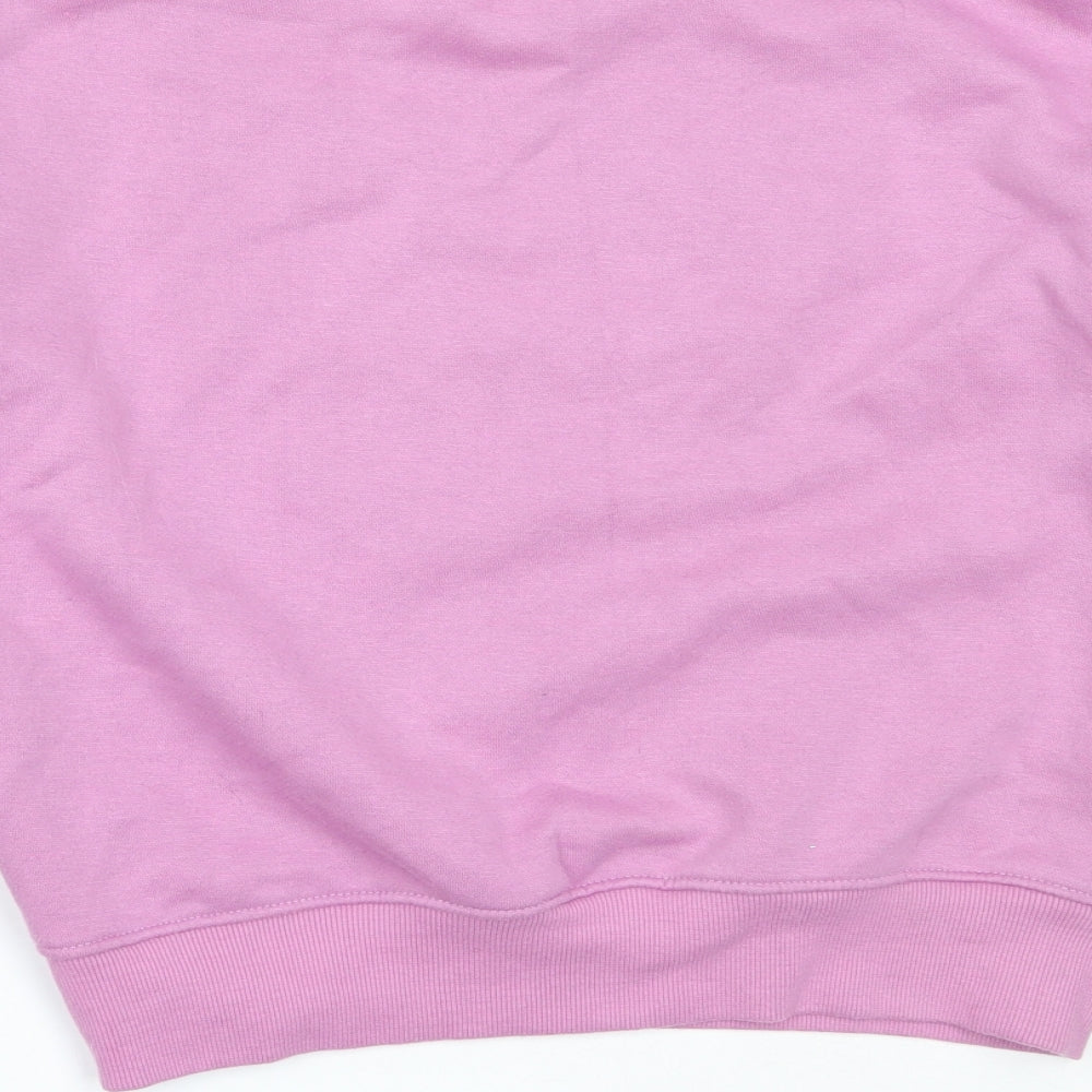Stylewise Womens Purple  Polyester Pullover Sweatshirt Size S