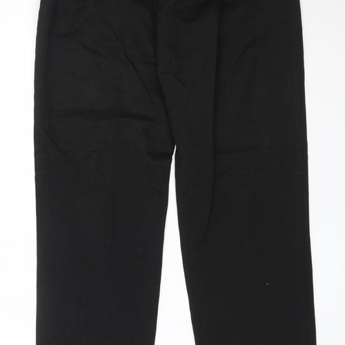 Carrington Boys Black  Polyester Dress Pants Trousers Size 11 Years  Regular  - school
